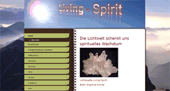 Desktop Screenshot of living-spirit.ch
